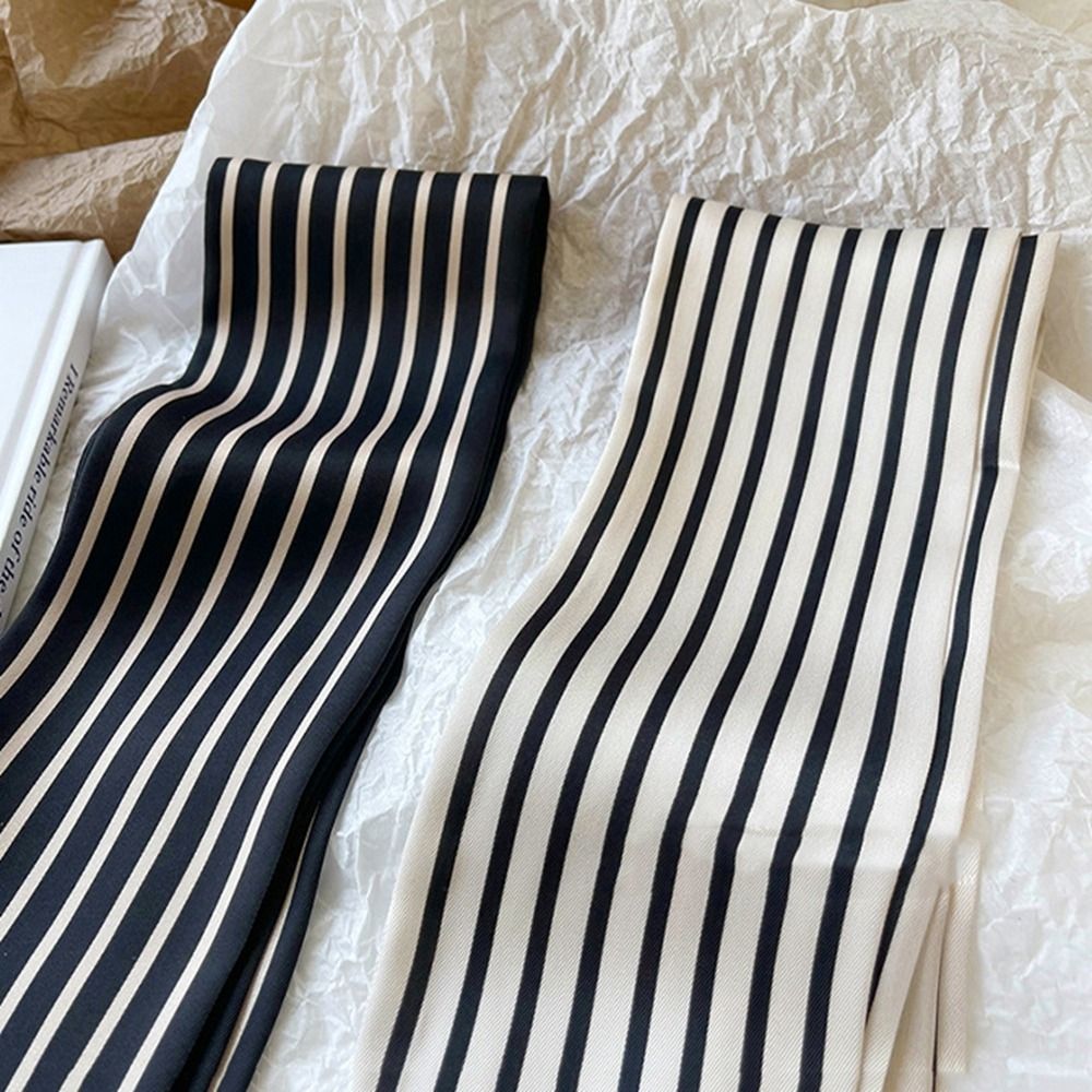 Tie Ribbon Headband Neckerchie - Silk Tie Striped recension och pris