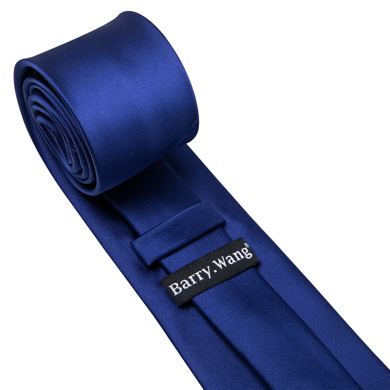 Barry.Wang Navy Royal Sky Blue - Silk Tie Striped recension och pris