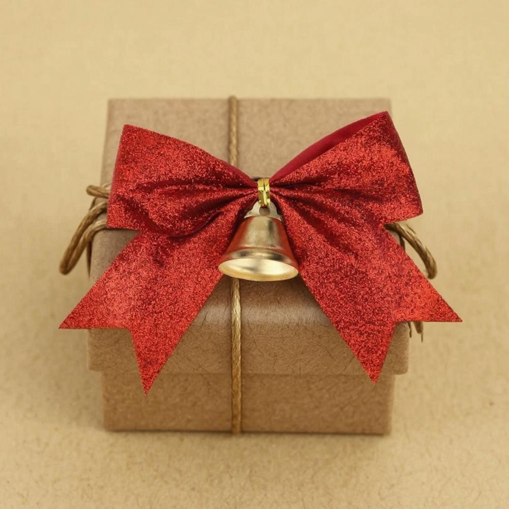 2 Pcs Christmas Bows with Bell - Bow Tie Pre Tied recension och pris