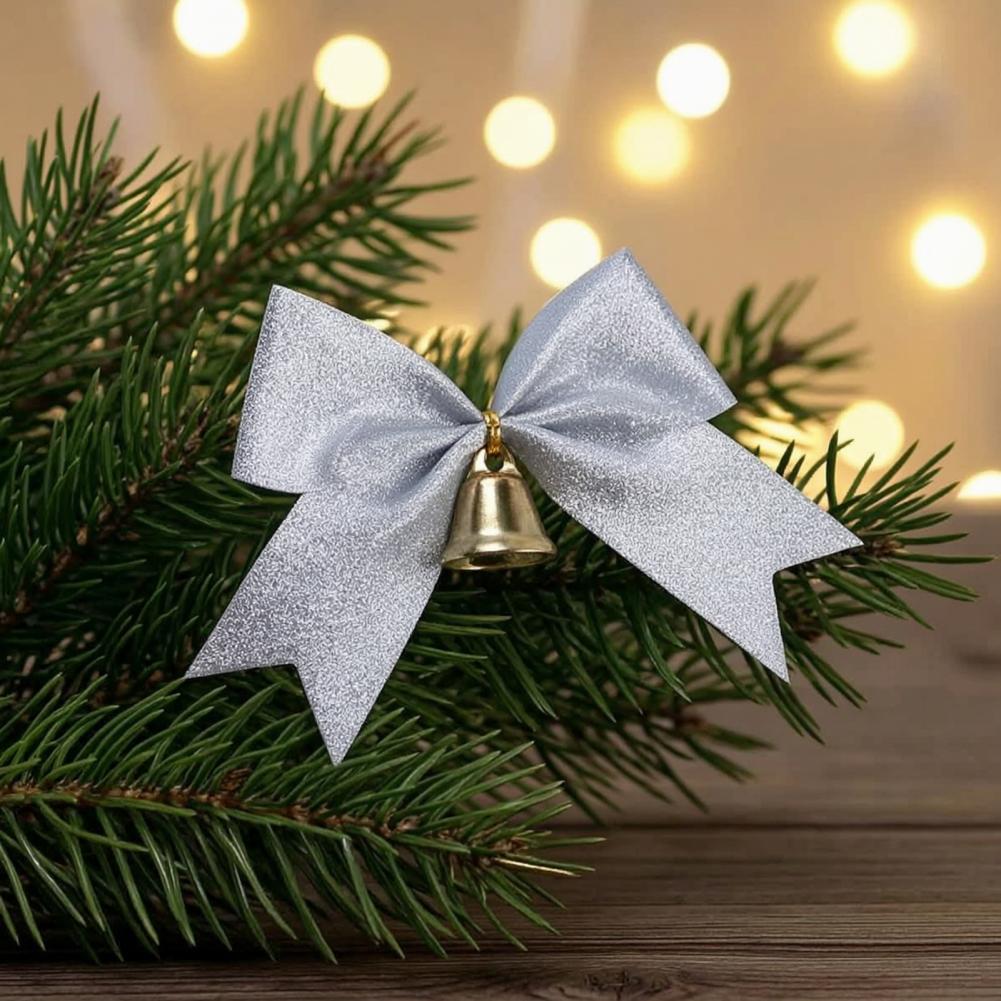 2 Pcs Christmas Bows with Bell - Bow Tie Pre Tied recension och pris