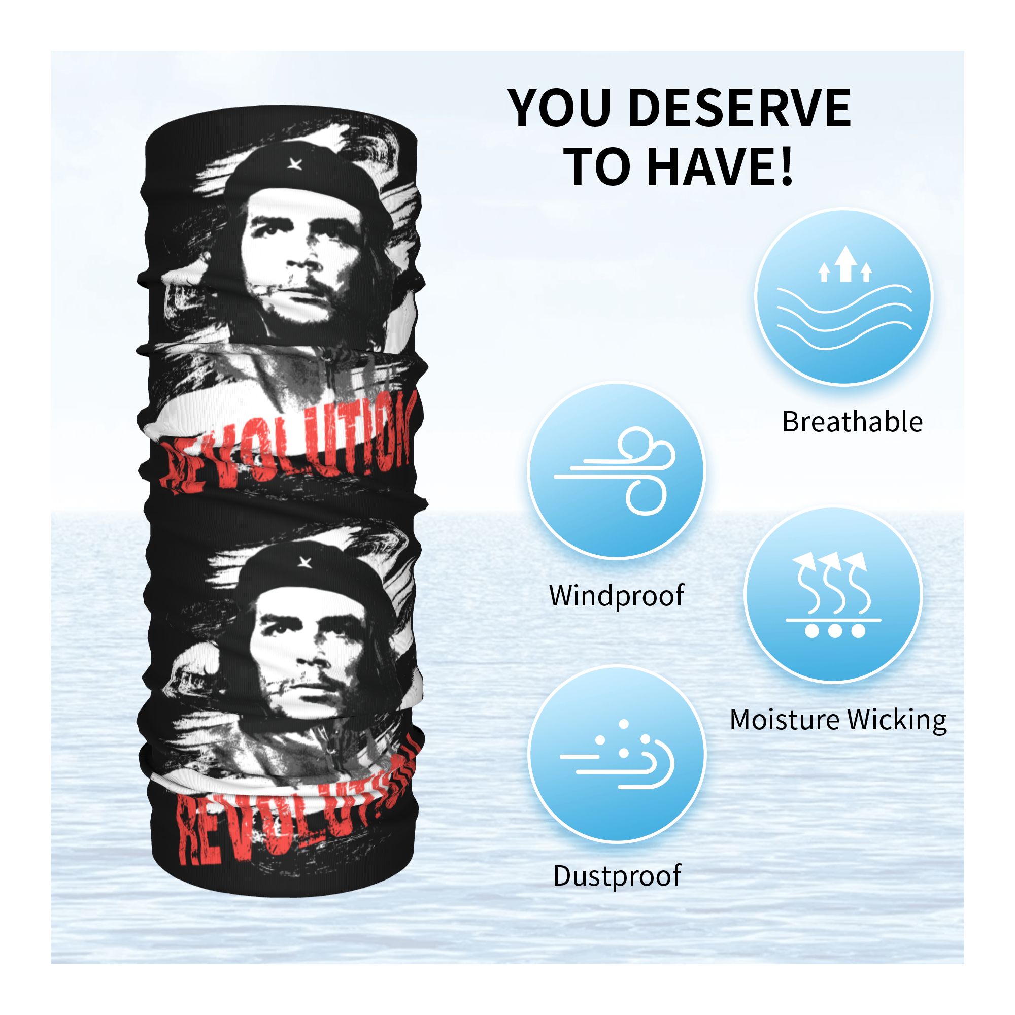 Custom Che Guevara Revolution  - Neck Warmer Tube recension och pris