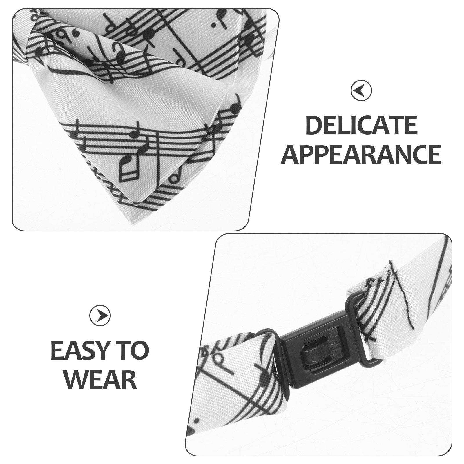 3pcs Piano Theme Bow Tie Pre-T - Bow Tie Pre Tied recension och pris