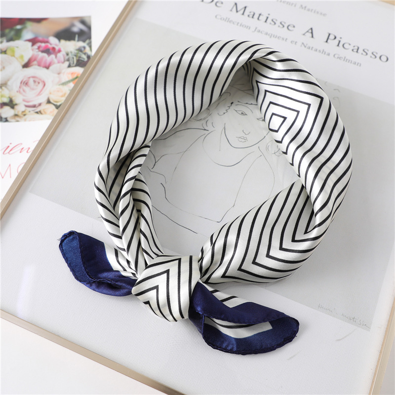 Luxury Stripe Silk Square Scar - Silk Tie Striped recension och pris