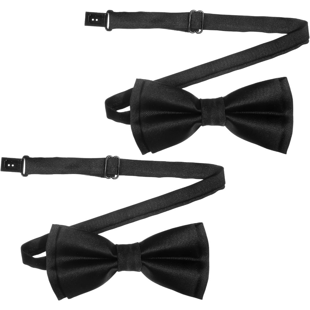 Men's Bow Ties, 2-Pack Solid C - Bow Tie Pre Tied recension och pris