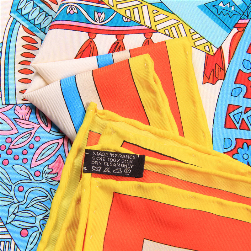 Manual Hand Rolled Twill Silk  - Scarf Silk Square recension och pris
