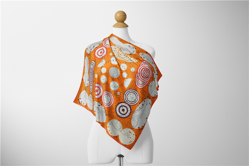 53cm Woman Scarf Shawl 100% Tw - Silk Neck Scarf recension och pris