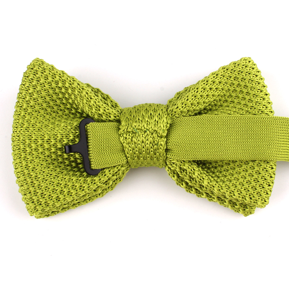 New Men Solid Knitted Bowtie B - Bow Tie Pre Tied recension och pris