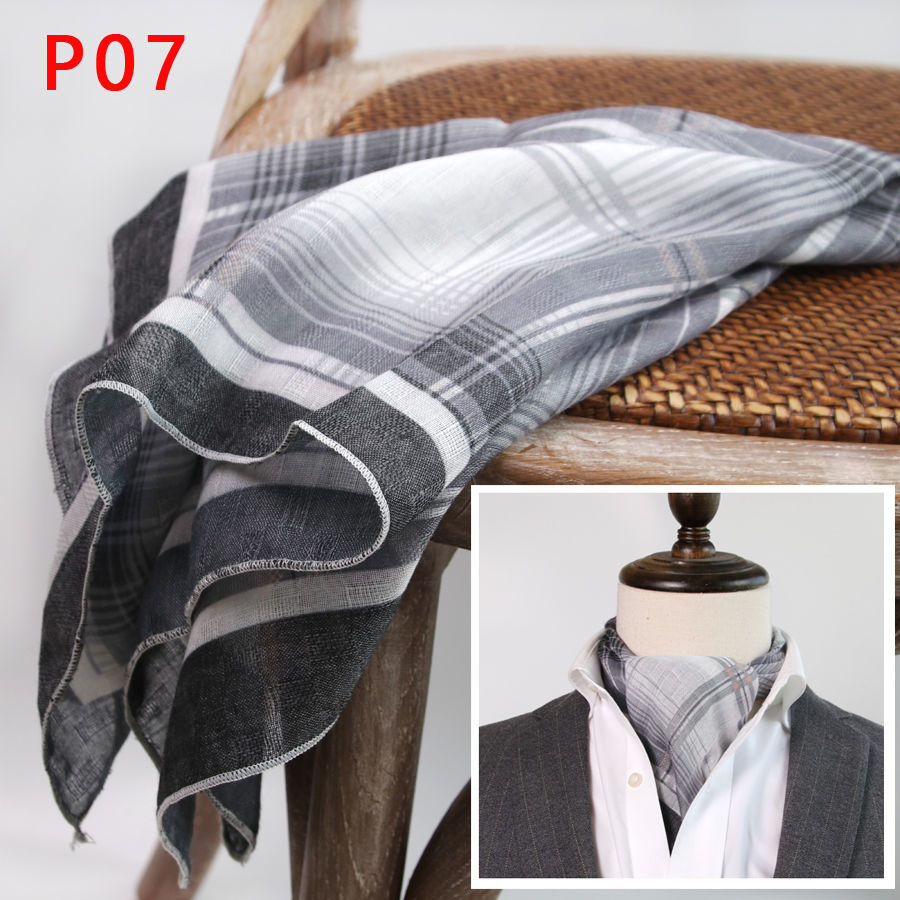 Men's Square Scarf with Button - Scarf Silk Square recension och pris