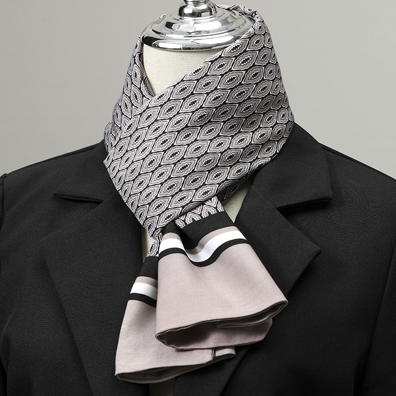 Men's Scarf Imitation Silk Nec - Scarf Silk Square recension och pris