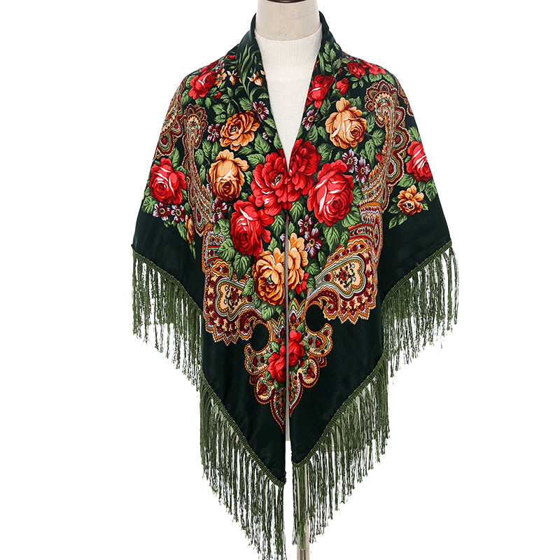 135*135cm Women Russian Style  - Bandana Cotton recension och pris