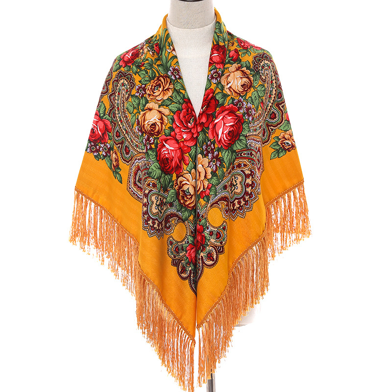 135*135cm Women Russian Style  - Bandana Cotton recension och pris