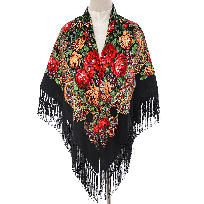 135*135cm Women Russian Style  - Bandana Cotton recension och pris