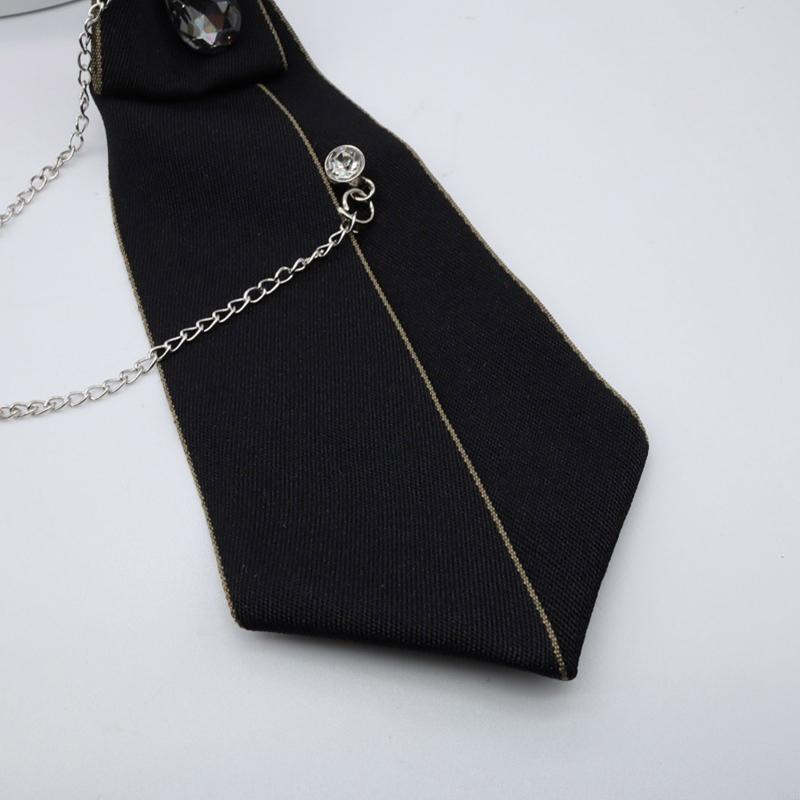 Gothic Fashion Neck Tie with M - Bow Tie Pre Tied recension och pris