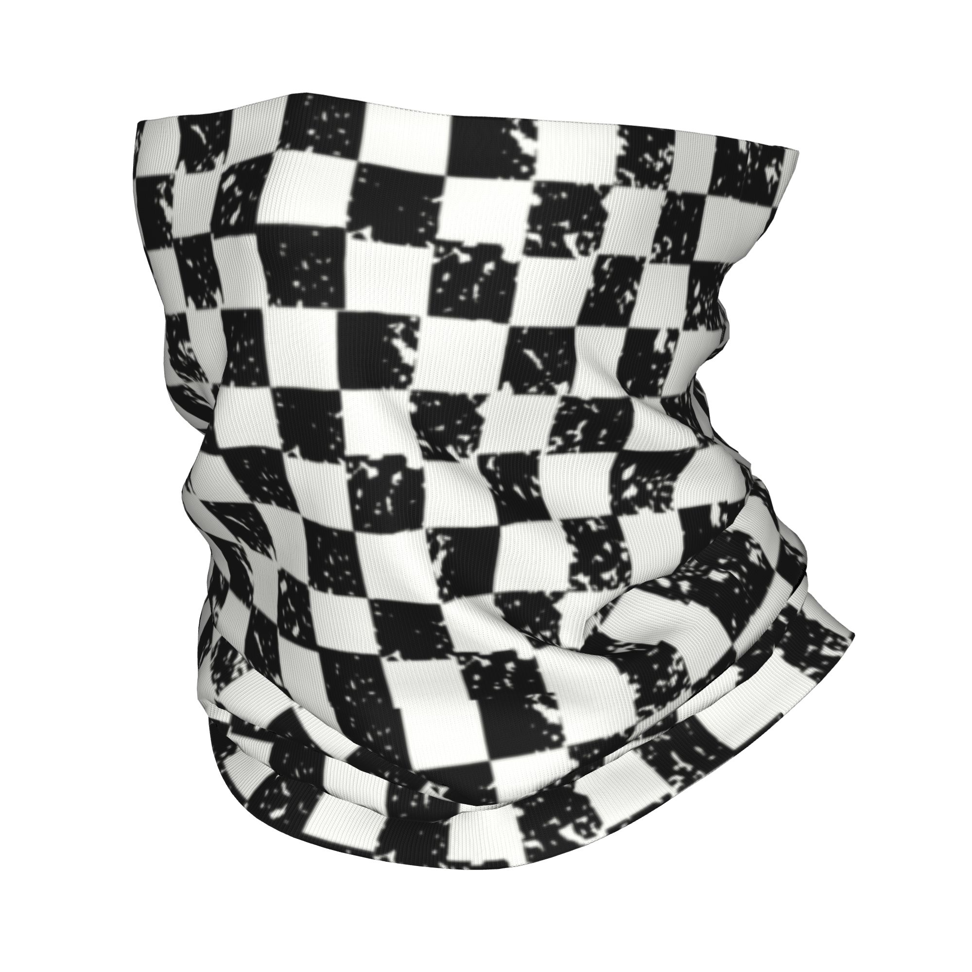 Custom Retro Checkered Flag Wi - Neck Warmer Tube recension och pris