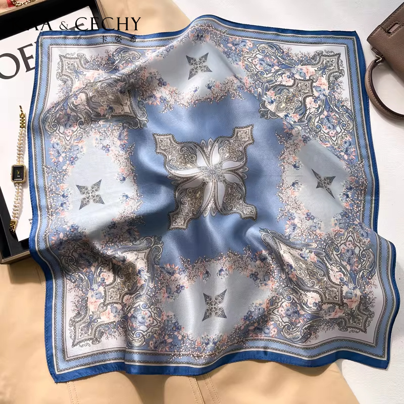 Baroque Floral 100% Mulberry S - Face Scarf Mask recension och pris