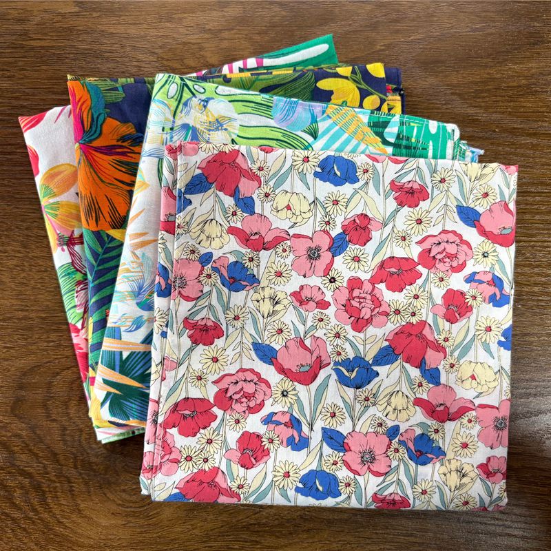 70cm Bandana Leaves Flowers Pr - Bandana Cotton recension och pris