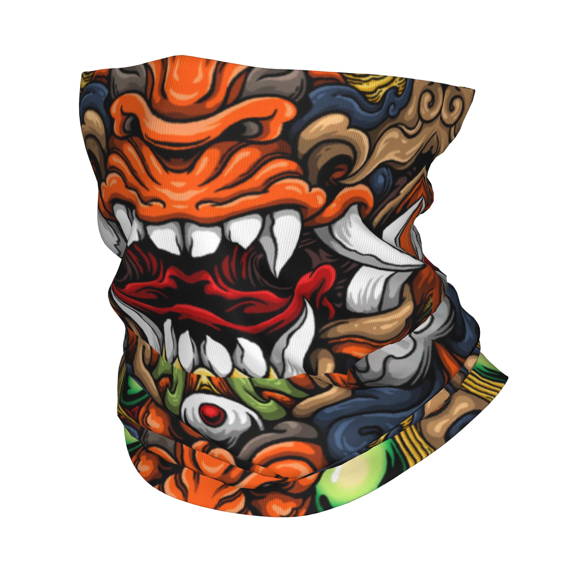Custom Samurai Demon Oni Winte - Neck Warmer Tube recension och pris
